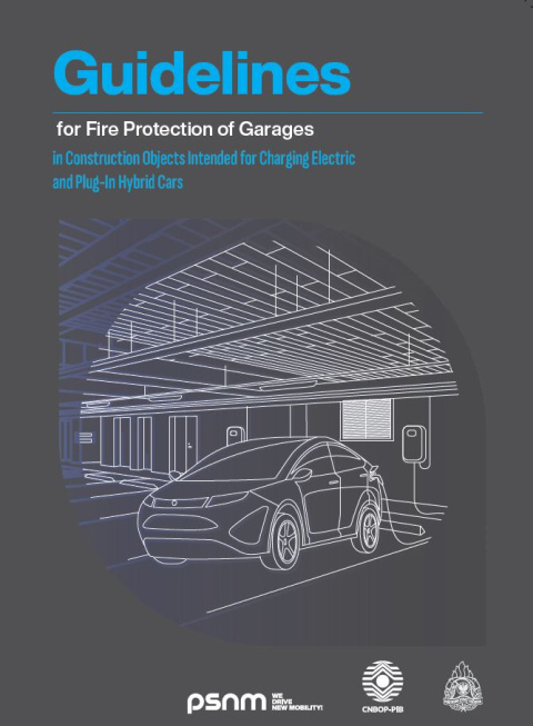 Guidelines for fire protection of garages in construction objects intended for charging electric and plug-in hybrid cars